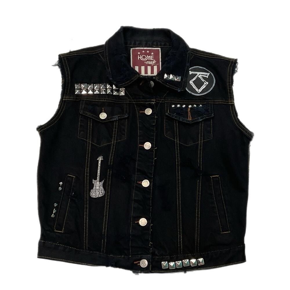 Battle Ready Riveted Punk Vest